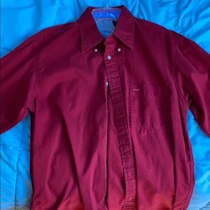 IZOD Beautiful Red Button Up